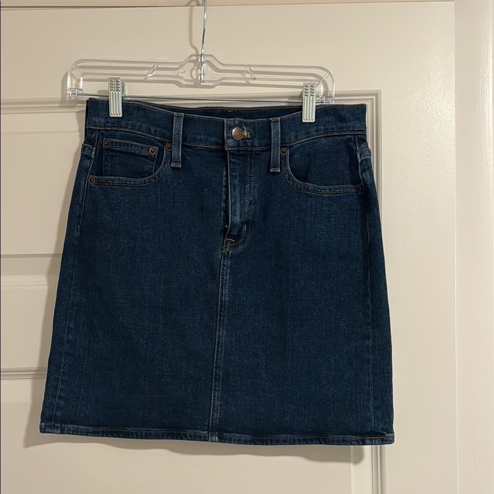J. Crew Indigo Denim Skirt